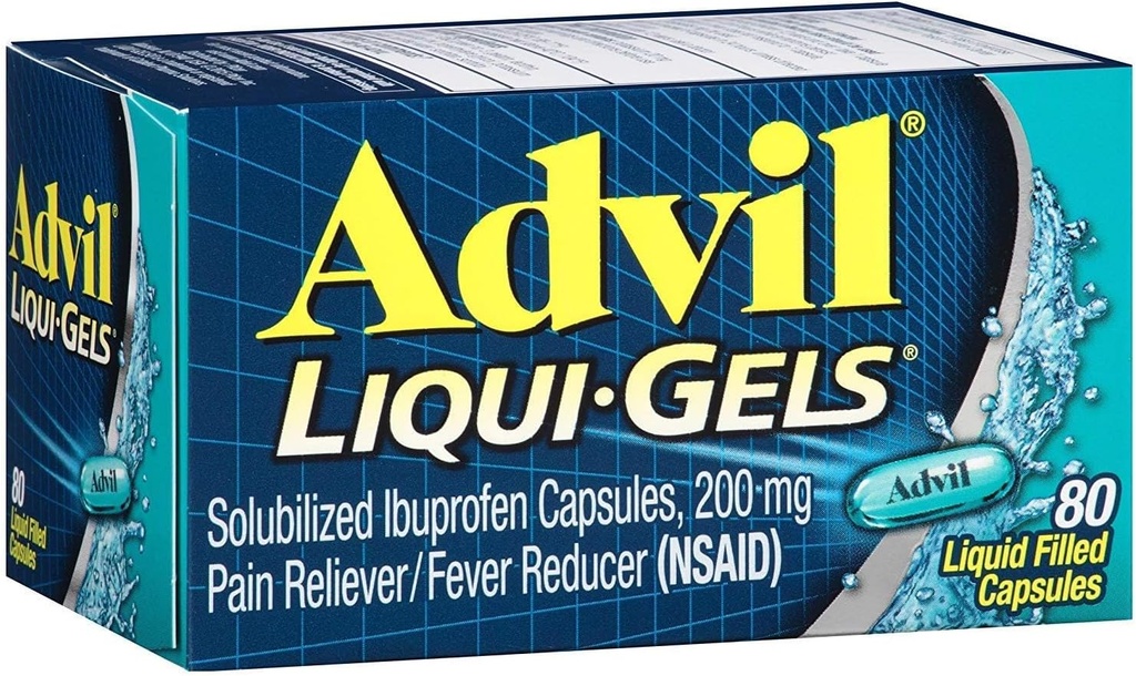 Advil Liqui-Gels 80 リキ・ゲル