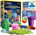 National Geographic Amazing Chemistry Set - Chemistry Kit with 45 Science Experiments Including Crystal Growing and Reactions, Science Kit for Kids, STEM Gift for Boys and Girls (Amazon Exclusive)