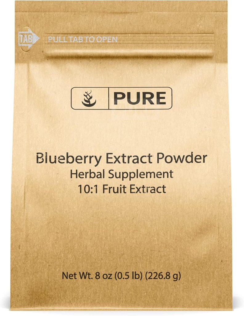 Pure Original Ingredients Blueberry Extract (8oz) Non-GMO, Gluten-free, Non Fillers or Additives