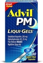 Advil PM Ibuprofen 200のmg Liqui-Gels 80のea (4のパック)