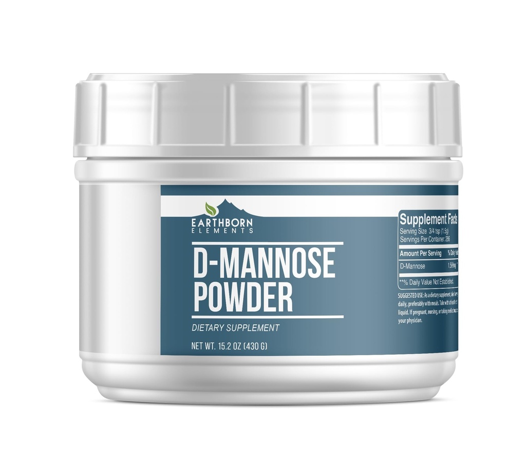 地球の要素D-Mannoseの粉、食事療法の補足、非GMO (15.2 Ounce)