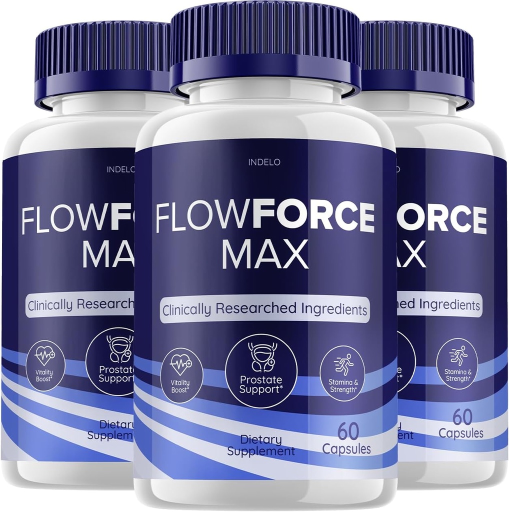 (3パック) FlowForce Maxの補足の高度のエネルギー、人のための補足、流れの力 最高は人の健康の補足、流れForce 最高レビュー(180のカプセル)のための最高の流量力を補います