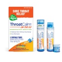 Boiron ThroatCalm On the Go Travel Essentials with Sore Throat、Scratchy、Red、Dry Throat、Hoarseness - 2 カウント(160 ペレット)