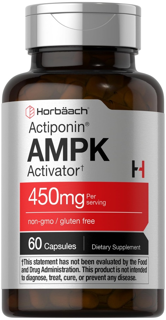 ホアハチAMPKメタボリック活性化剤450mg | 60カプセル | 非GMO、グルテンフリー