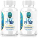 ライズラボ - LivPure 自然によって動力を与えられた - 高度な式 - 肝臓サポートのための純粋なサポート栄養補助食品、余分な強度、ビーガン、肝臓機能の丸薬(120カプセル)
