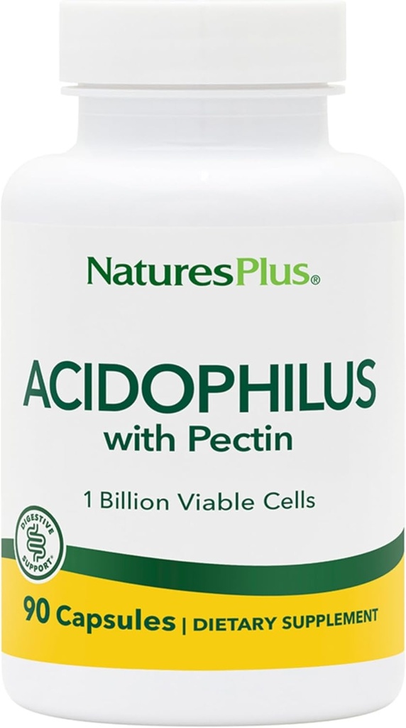 Pectin - 90カプセル - 1億バイブルセルとプロバイオティックサプリメント - ビーガン、グルテンフリー - 90サービング