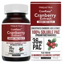 CranEaze®:クランベリージュースエキスプラスD-Mannose - 36mg PAC、100%溶性PAC - 尿路の健康をサポート - 女性、UTIクランベリーサプリメントのための最も効果的なクランベリーピル - 60カプセル