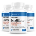 SciatiEaseの坐骨神経の健康サポート補足 - AlphaPalm、Pea、ビタミンBの複合体、アルファLipoicの酸300mg - 3本のびんが付いているNerveサポート方式