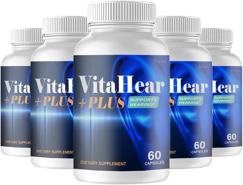 VitaHear Plus - Vita Hear Plus Hearing Support (5 Pack, 300 Capsules)
