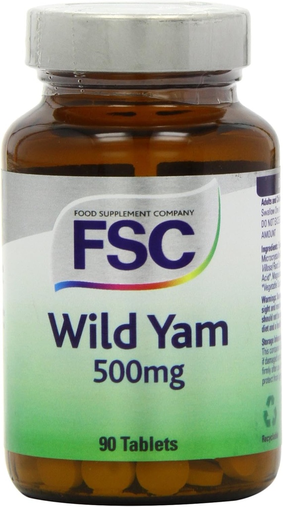 FSC 500mgワイルドヤム - 90錠のパック