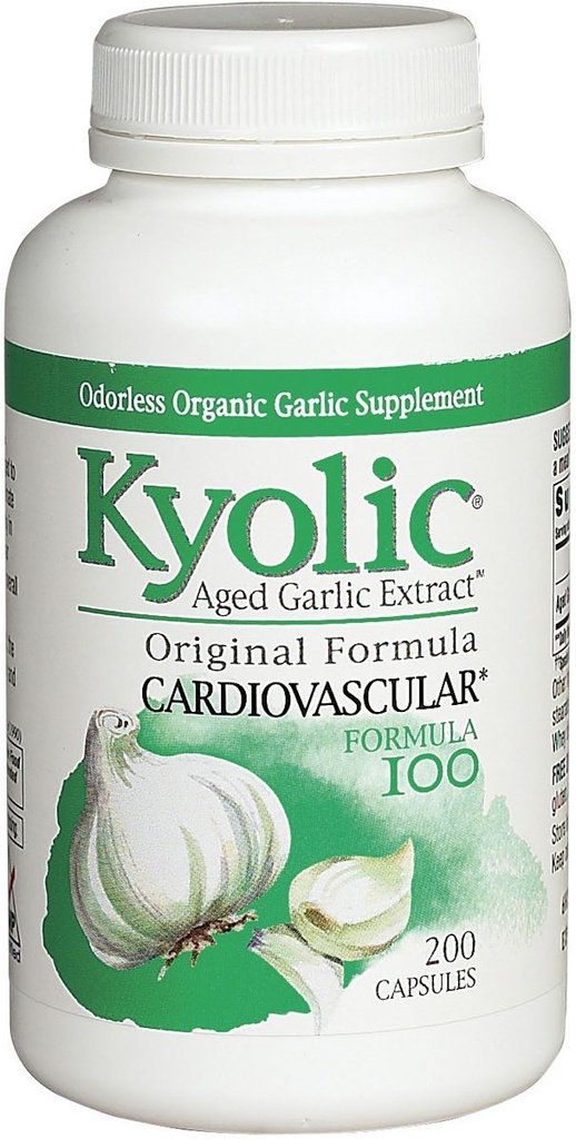 KYOLIC #100 GAR EXT、YEAST FREE、200 CAP
