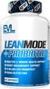 Evlution Nutrition Leanmode + Probiotic, Advanced Probiotic Capsule Supplement, 15 Billion CFUs per Serving, Digestive Support & Gut Health (40 Servings)