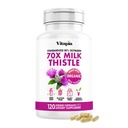 Vitapia有機ミルクのこの薬のエキス70:1の補足-肝臓の清潔なDetox及び修理、肝臓の健康サポート、酸化防止剤- 120のビーガン カプセル、非GMOのグルテンフリーのグルテンフリー