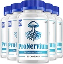 Pronervium Nerve Health Support Pills、Pronerviumのレビュー、Pronervium Nootropic Advanced Formula、Pronervium All Natural Focus Supplement、Pronervium Brainサポートレビュー(5パック - 300カプセル)