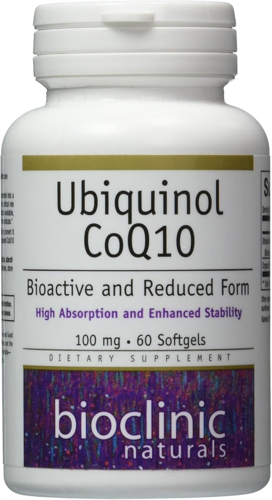 Bioclinic Naturals Ubiquinol Softgels, 60 カウント