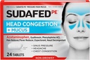 Sudafed PEの頭部の輻輳+マカスはSinus圧力、苦痛及び輻輳、24 ctのためのタブレットを錠剤にします