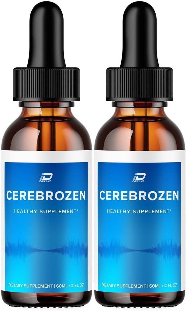 Cerebrozen Tinnitus Ear Drops - Cerebrozen 24, Cerebrozen Liquid Drops, Cerebrozen Reviews, Cerebrozen Drops for Ear Relief (2 Pack - 120 ML)