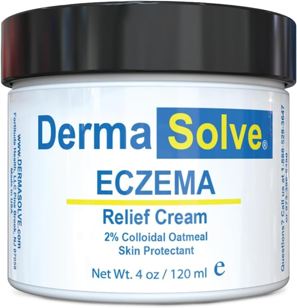 Dermasolve 完全なボディ Eczema の救助のローションのクリーム-保護し、保湿し、皮の子供、赤ん坊及び大人を修理する火炎制御療法のクリーム-ステロイドは放します(4 Fl Oz、1)