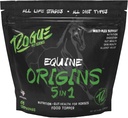 ROGUE PET SCIENCEの起源5-in-1馬の補足-餌にされたEquineの食糧トッパーw/Natural Omega 3の魚油-サポート 腸の健康、潰瘍の救助及び接合箇所のヘルプスアレルギー、皮およびコートの健康(5のlbs)