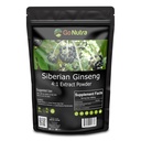 Go Nutra Siberian Ginseng - Eleuthero Root Powder | 4:1 Extract 4X Times Stronger | サポート エネルギー & スタミナ | 自然 & 適応性 | Eleutheroccus のセニチコス | 非GMO | 4 オンス