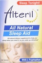Alteril 睡眠援助、60 カウント ボックス