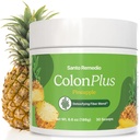 サント Remedio コロンプラス, コロンクレンザー, 食餌の Psyllium Husk 繊維とプロバイオティクス サプリメント, 30 サービング, パイナップル風味