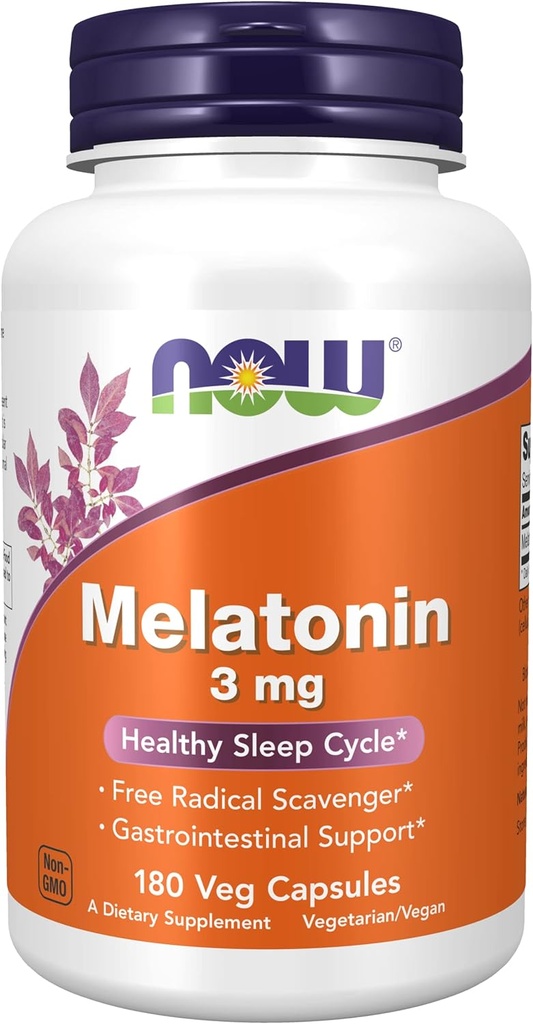 Melatonin 3 mg 180 Capsules (Pack of 2)