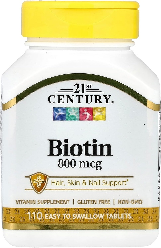 第21世紀ビオチン800 mcg - 110錠