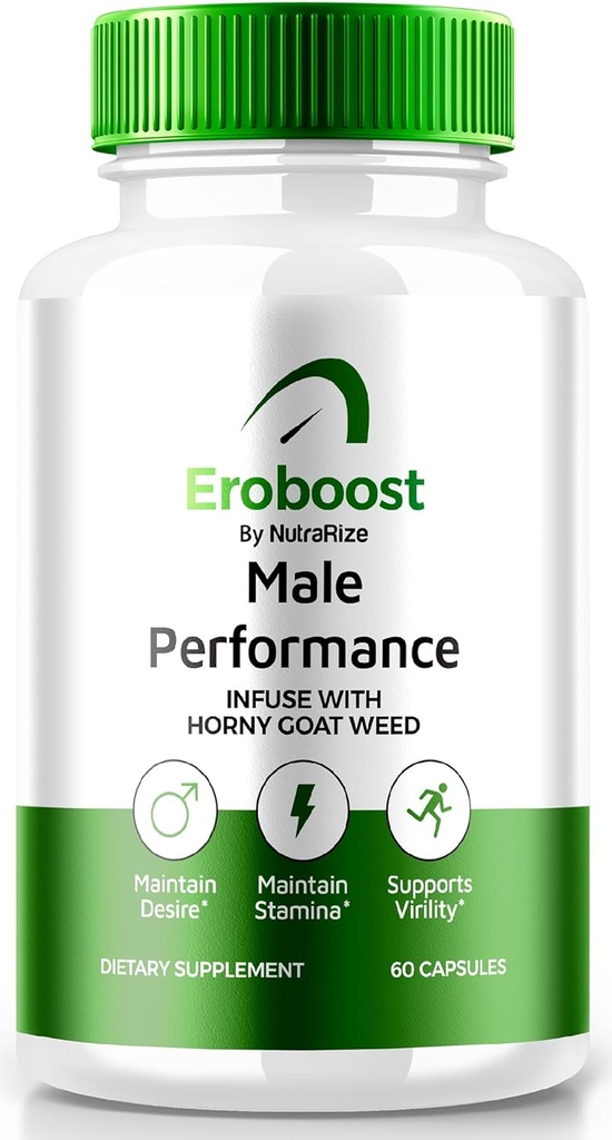 男性のためのEroboostの補足、Eroboostの男性の補足、ピークの性能および全面的なウェルネスを支える毎日の栄養、公式のEroのブーストの方式の検討(60のカプセル)