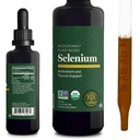 グローバルヒーリングセンター - Selenium 200mcg、Seleniumサプリメントは、甲状腺および免疫サポート、非GMO&グルテンフリー、男性&女性用 - 2 Fl Oz