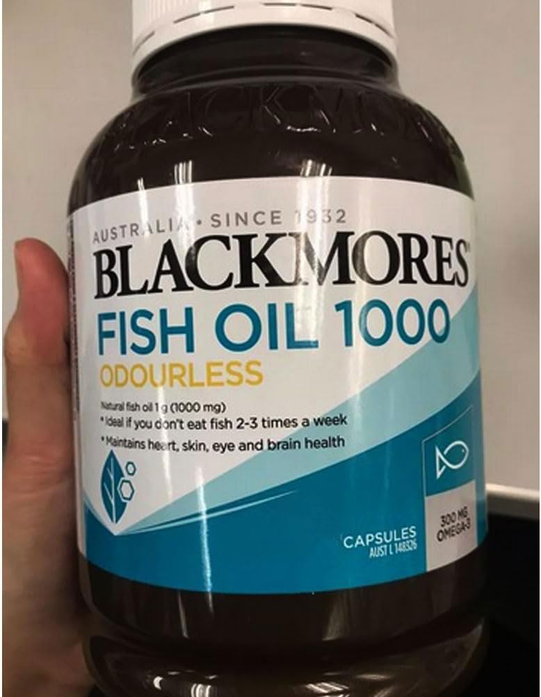 Blackmores Odourlessの魚油1000 60のカプセル。(最も磨かれる)