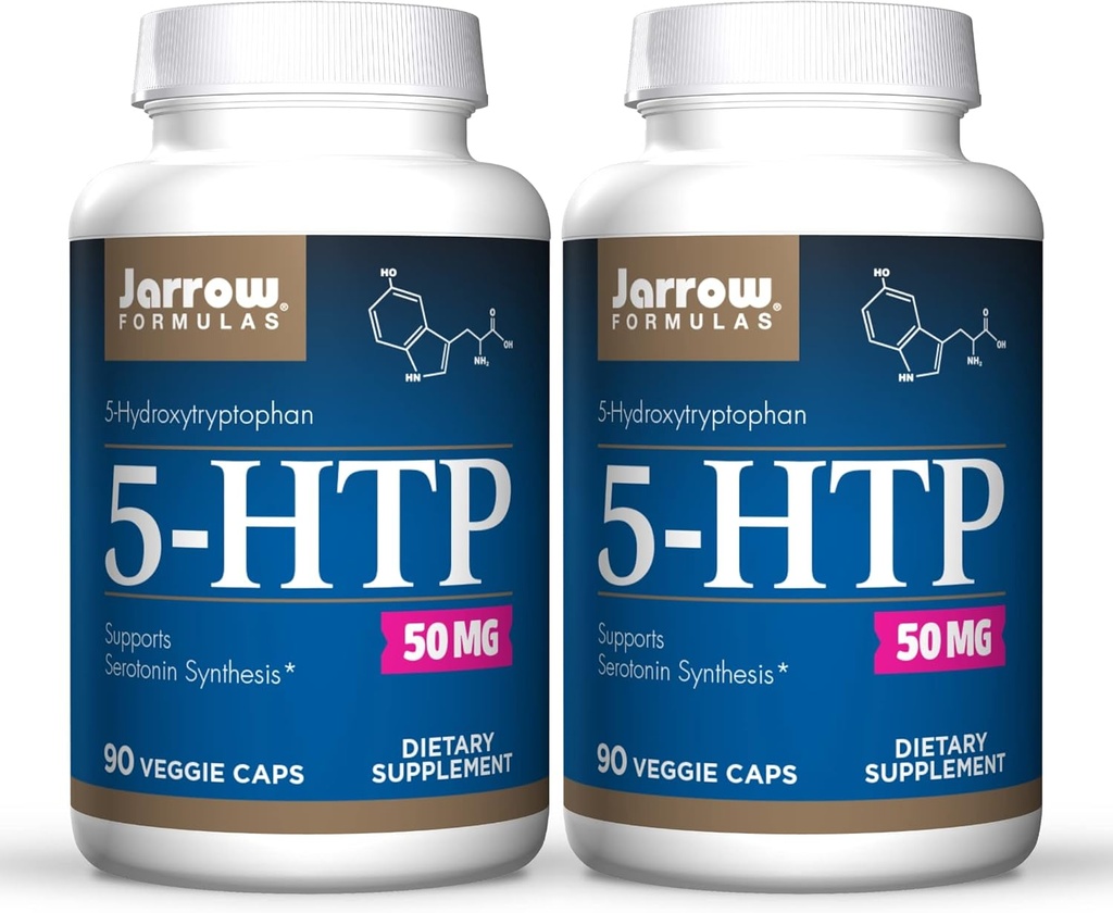 Jarrow 5-HTP 50mg、90キャップ(マルチパック)