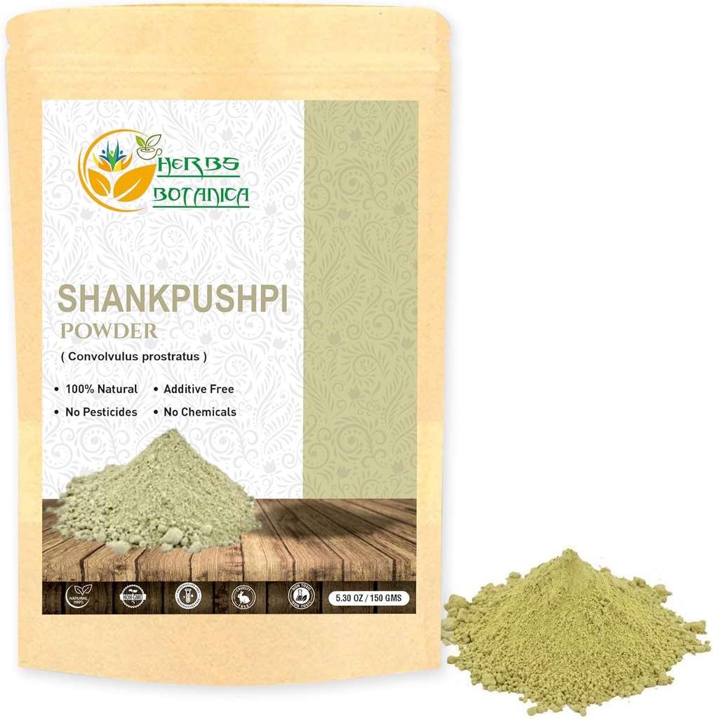 ハーブのボタニカのShankhpushpiの粉のConvolvulusのPluricaulis 100%の自然な サポート消化器、免除及び認知機能5.3のoz