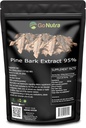 Nutra のパインの樹皮のエキスの粉は 95% の Proanthocyanidins のパインの樹皮の粉の有効な補足 8oz を標準化しました。 純粋な非 GMO のビーガン