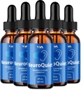 (5 Pack) NeuroQuiet Drops - Neuro Quiet Advanced Formula Hearing Support, Cognitive Health, and Overall Wellness, 5 Month Supply
