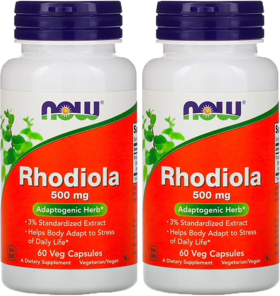 今食糧食糧、(2パック)Rhodiola、500のmg、60の野菜のカプセル