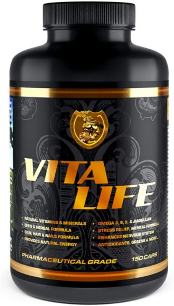 RSN | Vita Life | Complete Multivitamin & Mineral + COQ-10 | EFA | Veggies & Herbs Blend | 150 Capsules