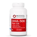 ライフバランスDHA-500 - DHA 500mg&EPA 250mg - フィッシュオイルサプリメント - 脳の健康とサポート - 簡単な消化 - 非GMO&ハラール - 120Softgels