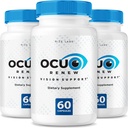 研究室を育てる - Ocurenew Vision Support Supplement、Vision Healthの改善のためのオールナチュラルカプセル、焦点を合わせるより良い能力、健康な目の機能をサポート(180カプセル)