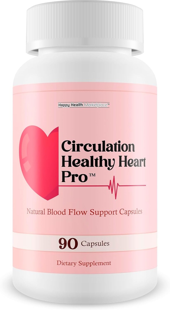 Circulation Healthy Heart Pro - Our Best Healthy Blood Flow Supplement - Poor Circulation Supplements for Advanced Blood Flow - Blood Circulation Supplement to Improve Blood Flow - Good Blood Flow