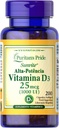 Puritanのプライドの高頻度ビタミンD3 1000 IU、200のSoftgels
