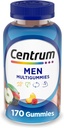 Centrum MultiGummies Gummy Multivitamin for Men、Selenium、Antioxidants、ビタミンD3、分類されたフルーツ味 - 170カウント