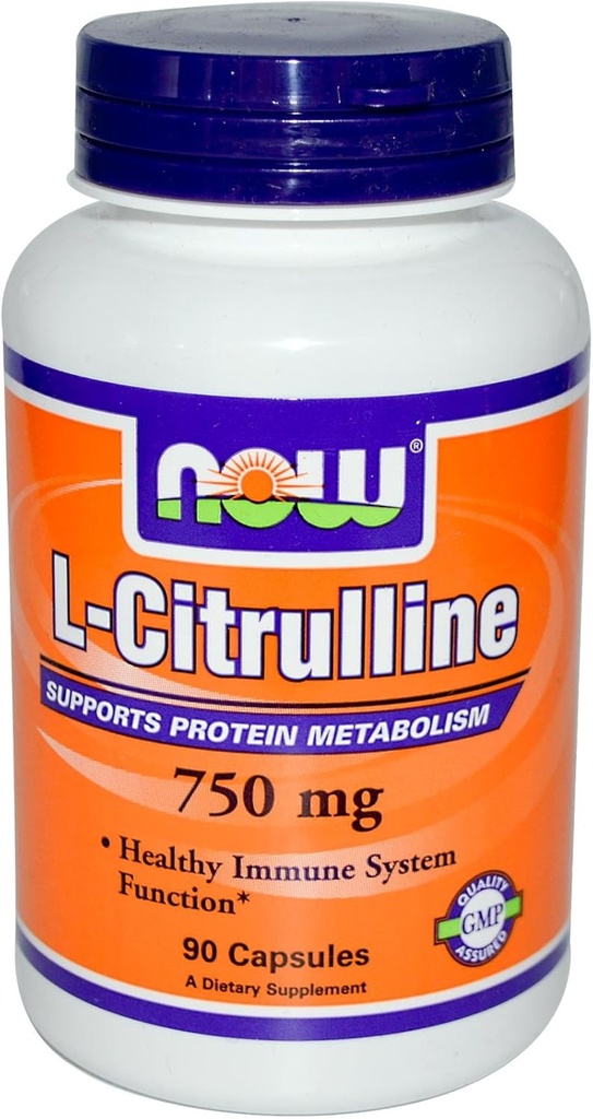 今食糧:L-Citrullineの心臓血管の健康750mg 90の帽子(2パック)