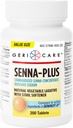 GeriCareのStoolの軟化剤、Docusateナトリウム50mg、Sennosides 8.6mg、200のタブレット(パッケージ1)