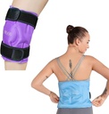 REVIX Knee と バックアイスパック 怪我 再使用可能な, ゲルアイスラップ コールドコプレスセラピー