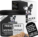 Mushroom Supplement for Dogs – Turkey Tail Mushroom for Dog Immune Support, Digestion, Allergies & Longevity with Omega3 & Turmeric | for Dogs Lumps and Bumps | French Bulldog Optimized
