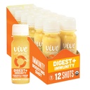 Vive Organic Digest + Immunity Dual-Boost Shot, Cold-Pressed Aloe Vera, Apple Cider, Probiotics, 2g Fiber, Gluten Free, ビーガン, 2 Fl Oz (パッケージ 12)