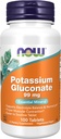 NOW Foods Supplements, Potassium Gluconate 99mg, Easier to Swallow, Essential Mineral*, 100 Tablets