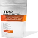 TB12 Electrolytes Plus Perform - 適応物質とNootropicsのプレワークアウト電解質パウダー | エネルギー、フォーカス、耐久性をサポート | 砂糖フリー、ビーガン、非GMO電解質パウダーパケット
