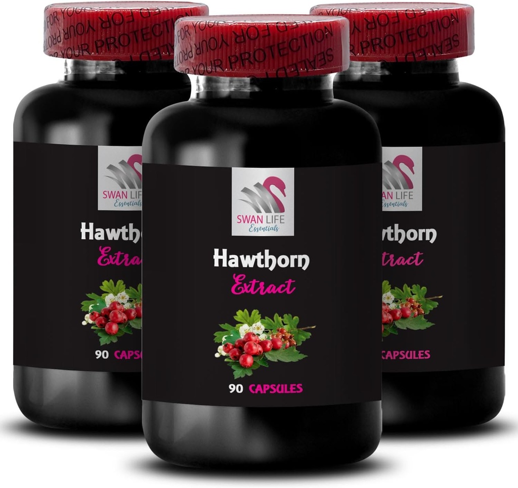 自然に根ざした - HAWTHORN EXTRACT - ベリーブースト、古代の葉エキス、フローラのベリーマジック、植物性ワイルドベリー、伝統的な葉、収穫ブレンド、葉の電力伝統3ボトル180カプセル